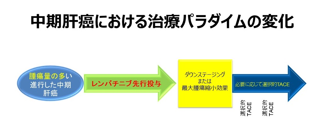 分子標的薬レンバチニブと選択的TACEを用いる中期肝癌における治療パラダイムの変化-その2