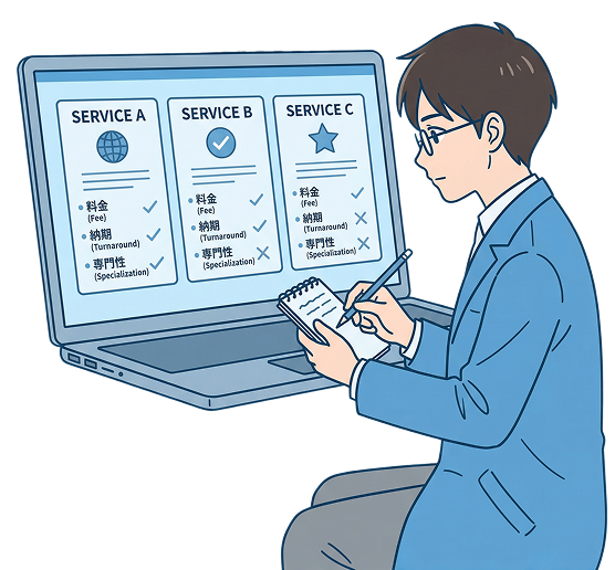 論文におすすめの英文校正サービス比較